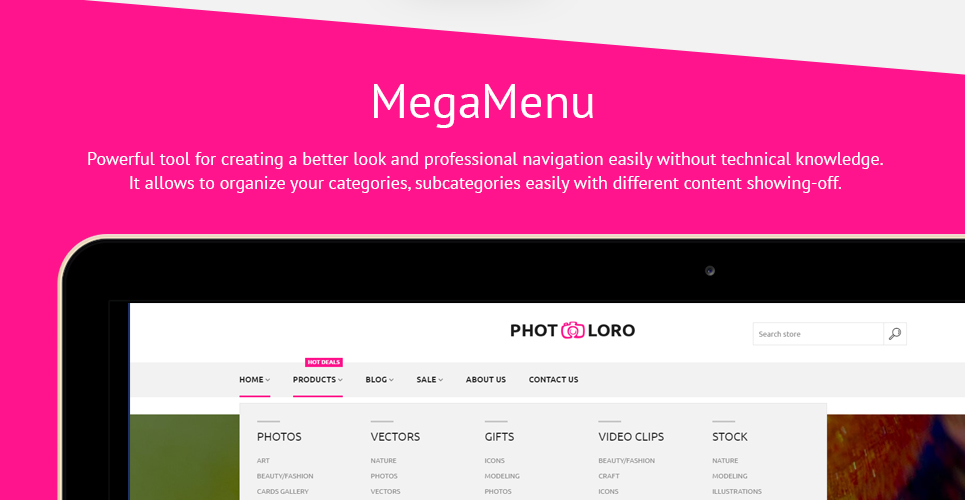 тема photoloro shopify