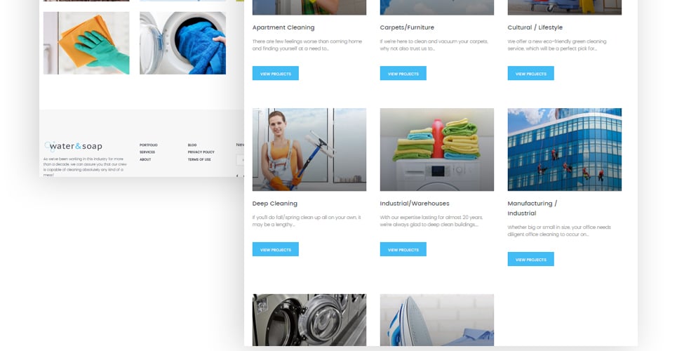 клининговая компания wordpress theme