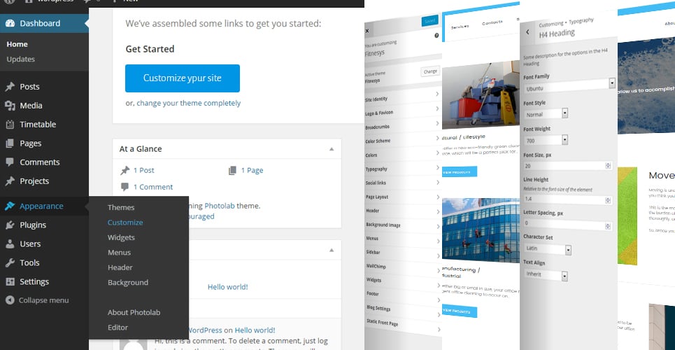 клининговая компания wordpress theme