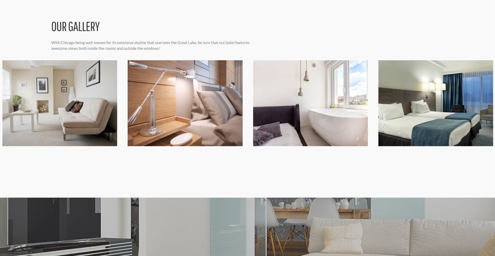 small hotel responsive wordpress theme