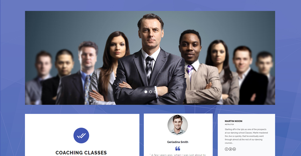 бизнес-тренер wordpress тема