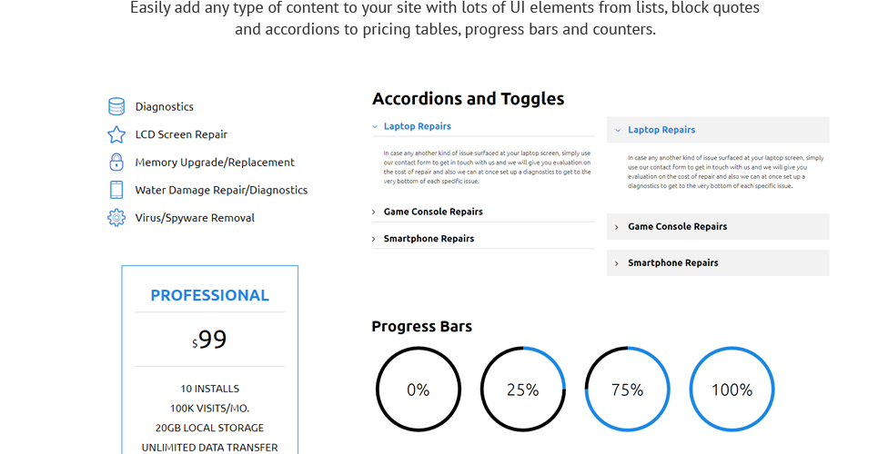 мобильная ремонтная служба отзывчивый шаблон joomla