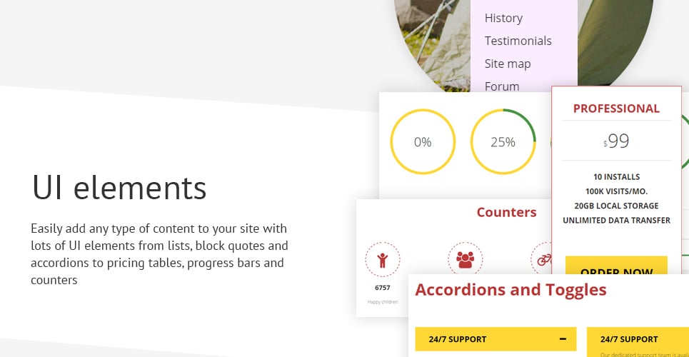 шаблон redwoods joomla