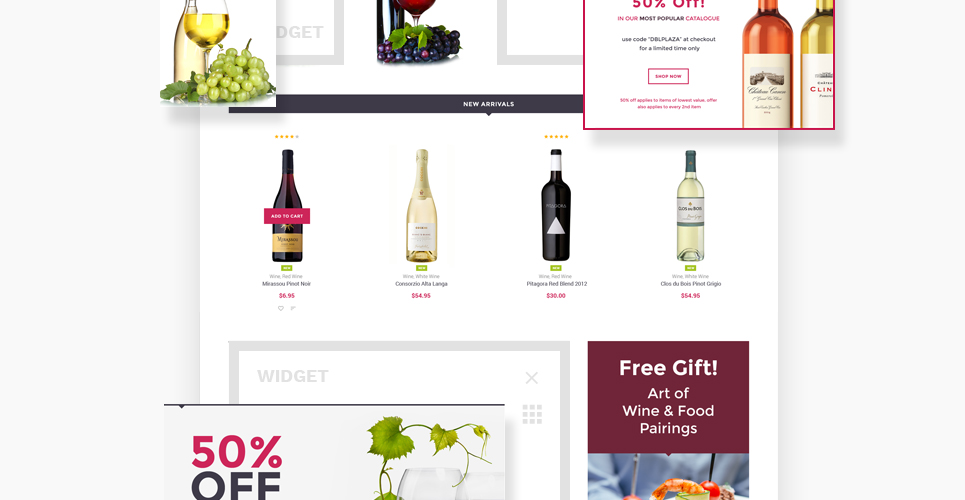chef plaza food and wine store тема woocommerce