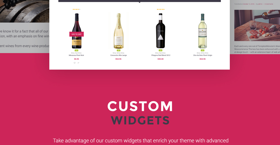 chef plaza food and wine store тема woocommerce