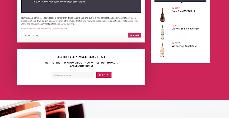 chef plaza food and wine store тема woocommerce