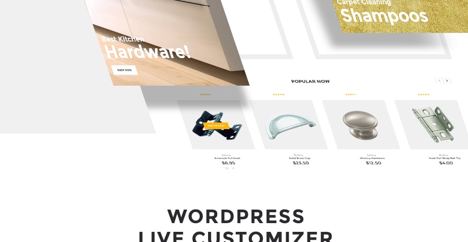 магазин бытовой техники отзывчивая тема woocommerce