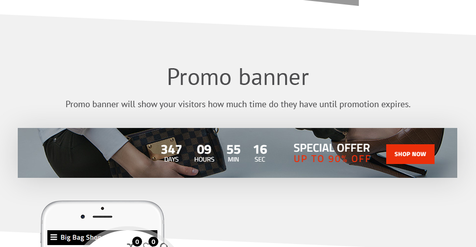 шаблон opencart магазина сумок