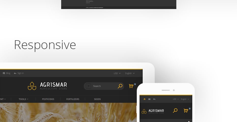сельскохозяйственный магазин prestashop тема
