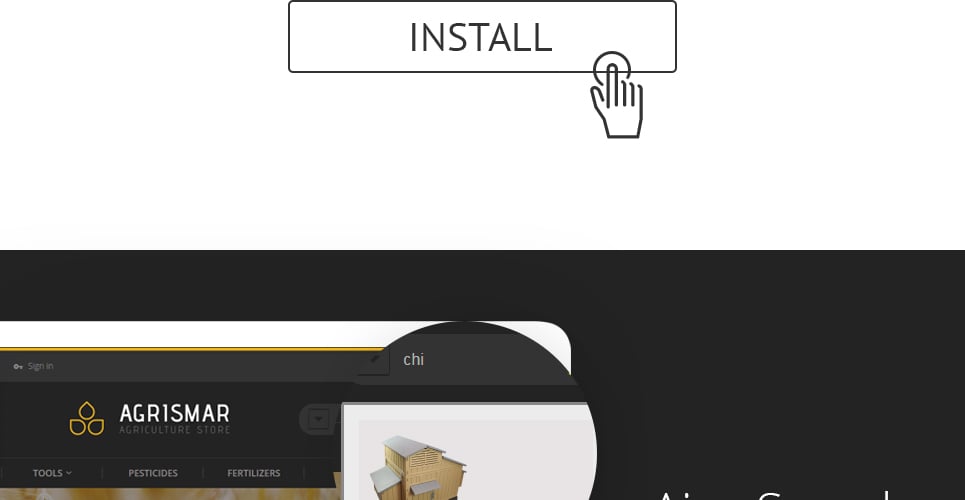 сельскохозяйственный магазин prestashop тема
