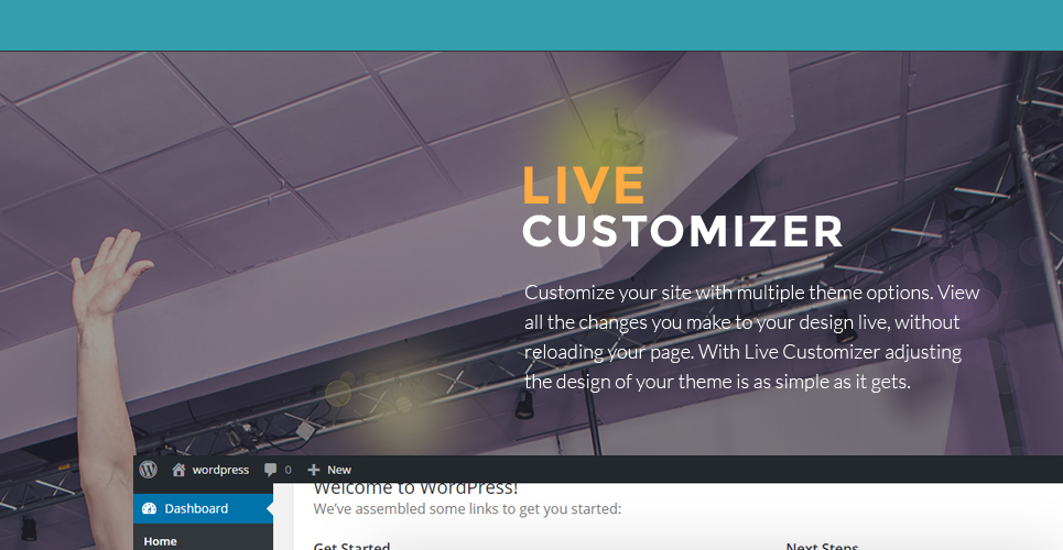 zoomba dance studio wordpress тема