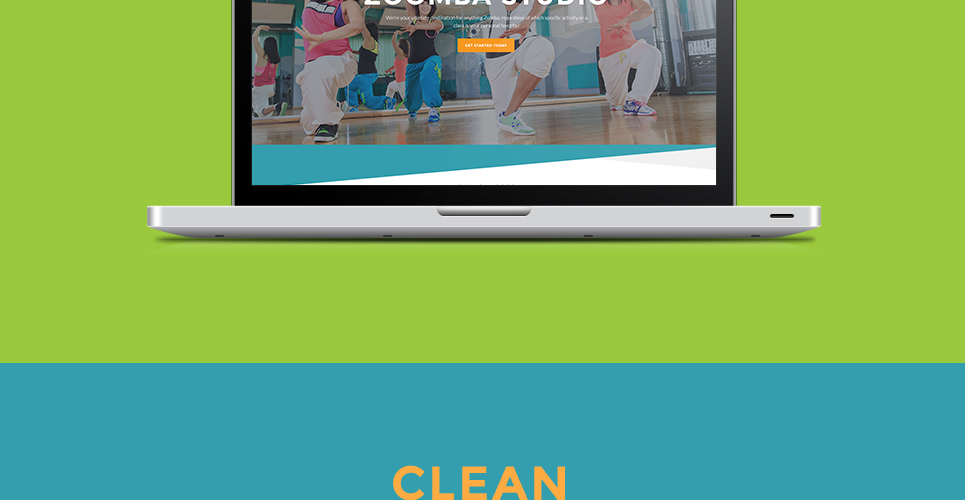 zoomba dance studio wordpress тема