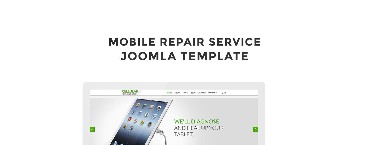 мобильный ремонтный сервис отзывчивый шаблон joomla