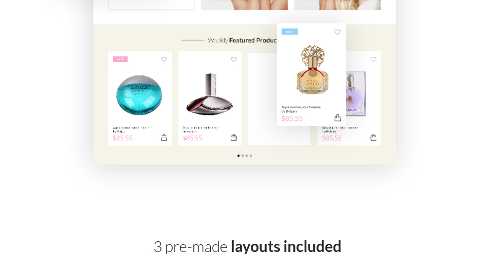 парфюмерия и одеколон магазин prestashop тема
