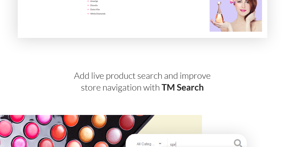 парфюмерия и одеколон магазин prestashop тема