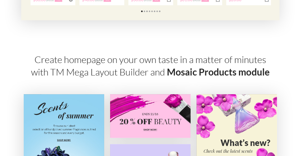 парфюмерия и одеколон магазин prestashop тема