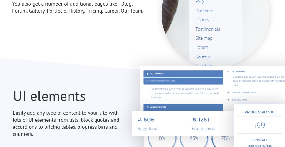 отзывчивый шаблон joomla vet medicine responsive