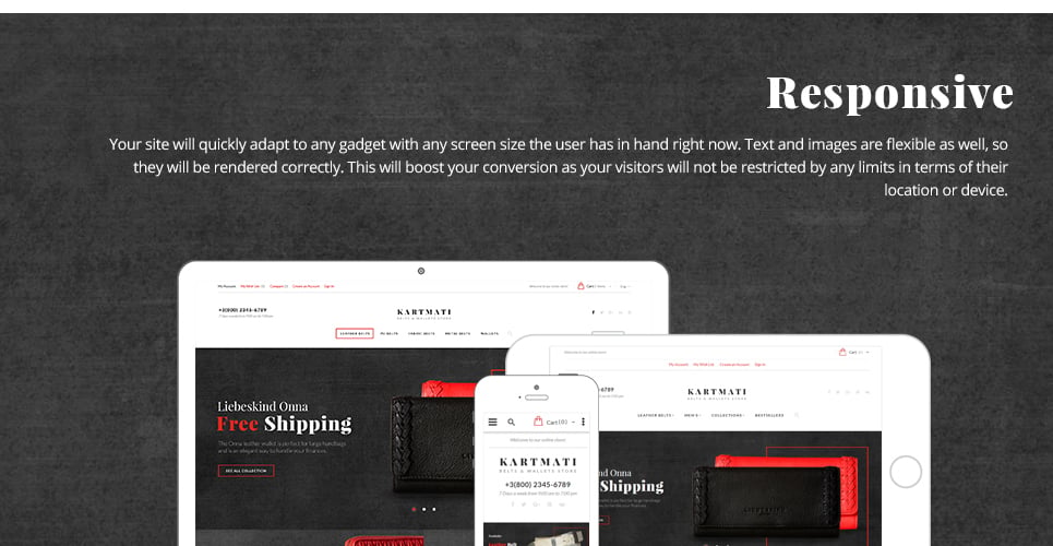 кожаные изделия и аксессуары magento theme