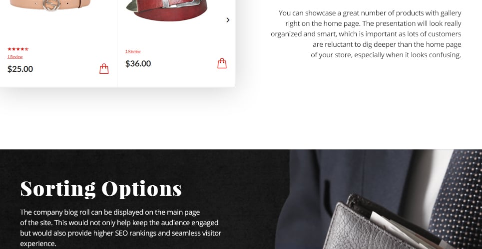 кожаные изделия и аксессуары magento theme