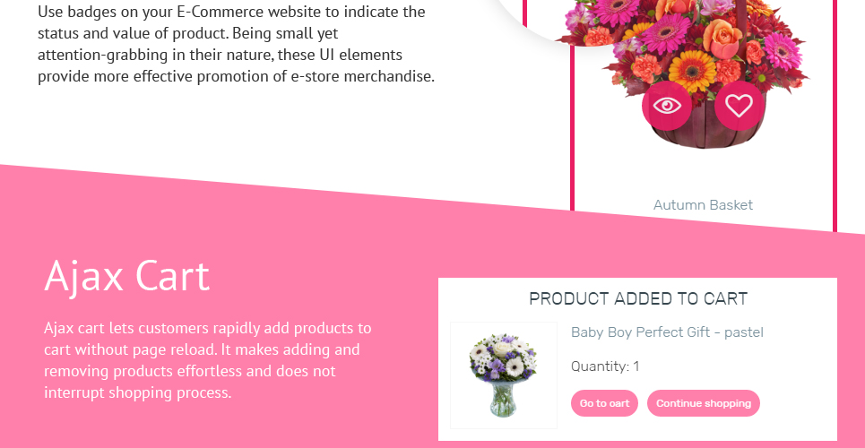 цветочный магазин отзывчивая тема shopify