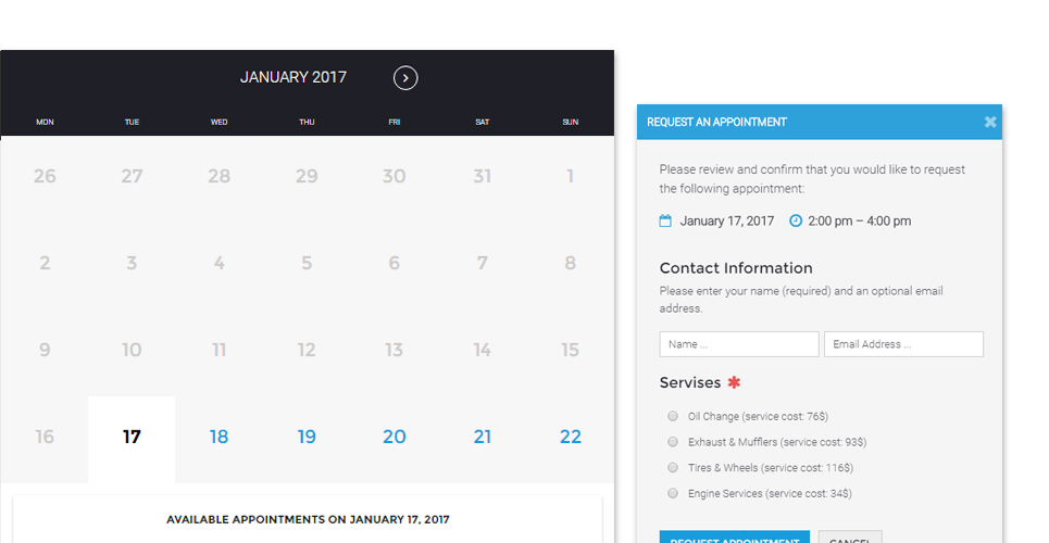 автомойка wordpress тема