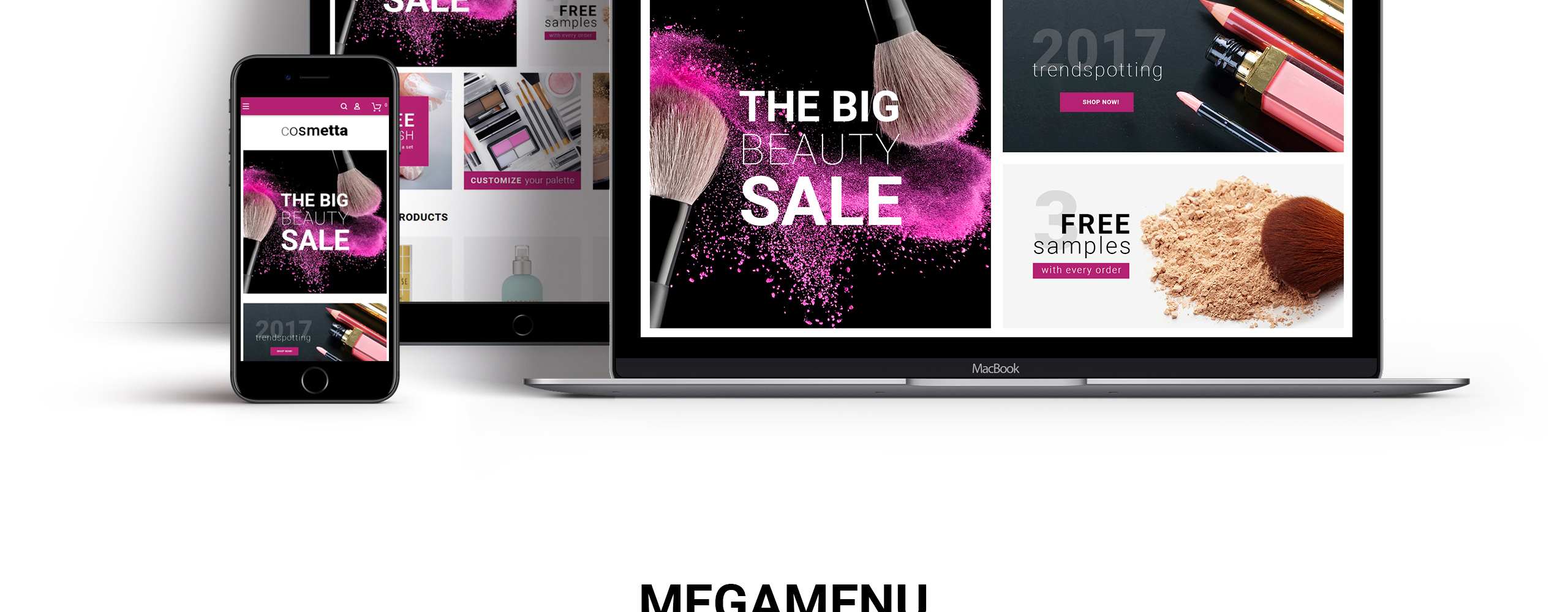 магазин косметики magento theme