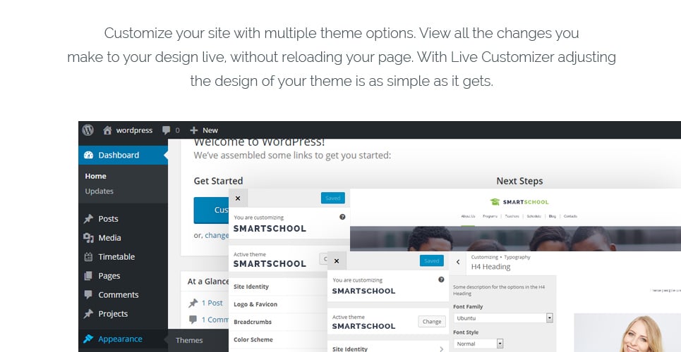 high school education отзывчивая тема wordpress