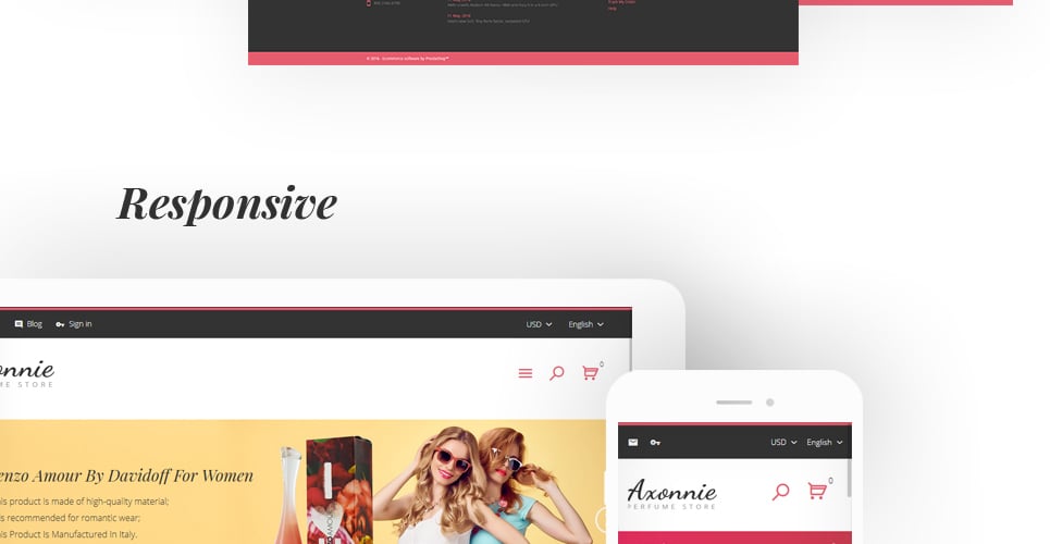 парфюмерный магазин prestashop тема
