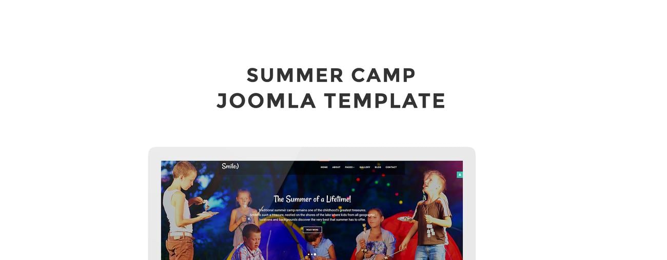 шаблон летнего лагеря joomla