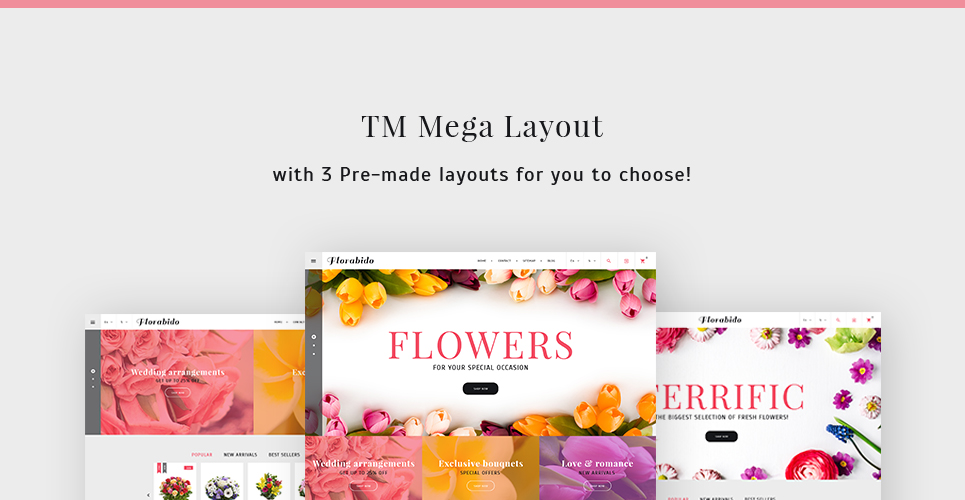 букеты и цветочная композиция prestashop тема