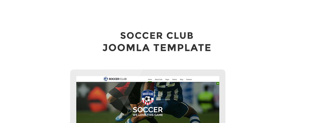 футбольный клуб отзывчивый шаблон joomla