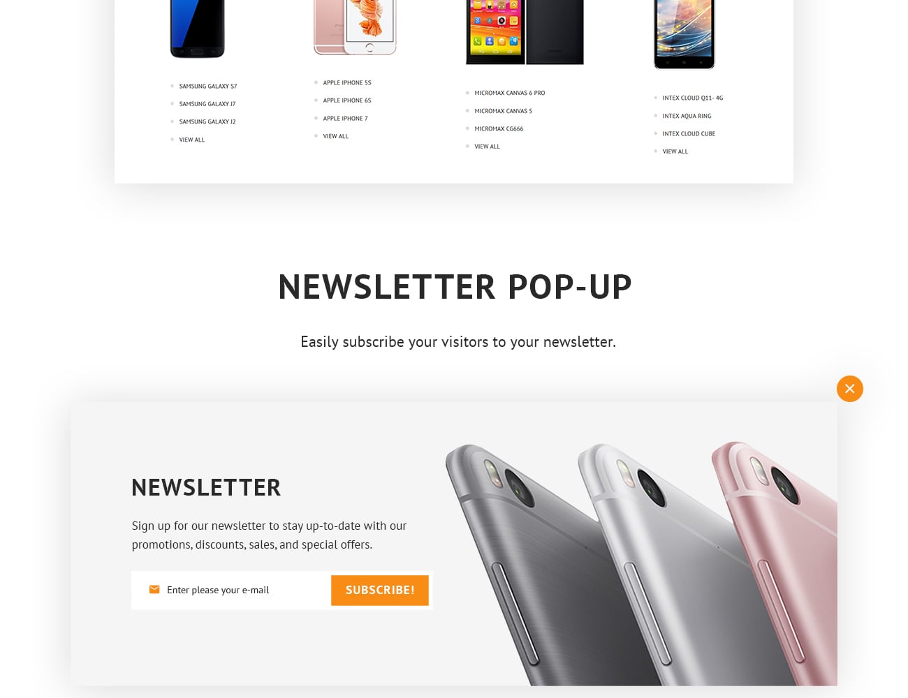 мобильный магазин отзывчивая тема magento