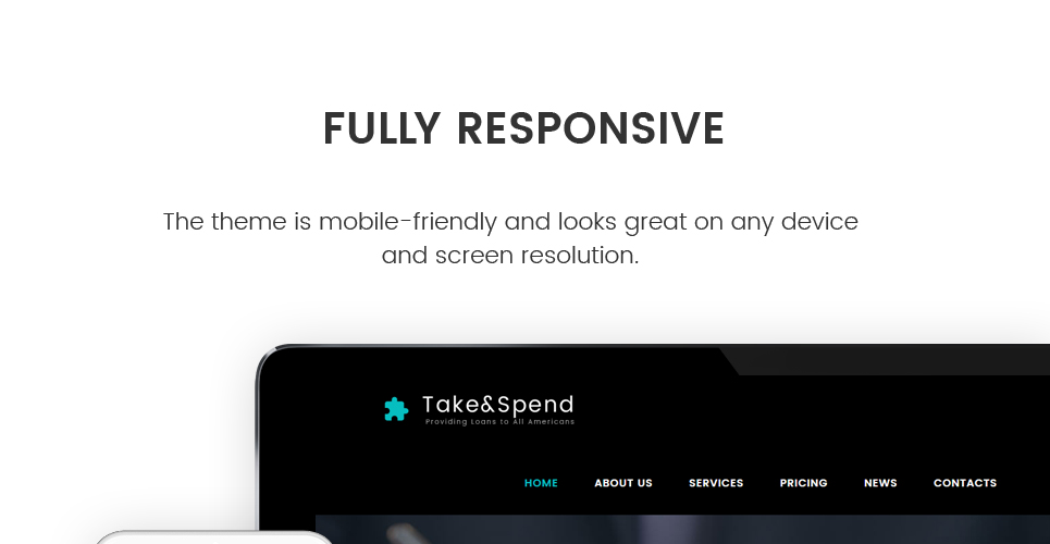 кредиты и ипотека бизнес тема wordpress