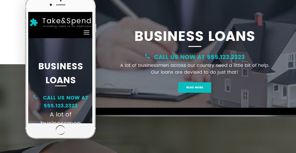 кредиты и ипотека бизнес тема wordpress