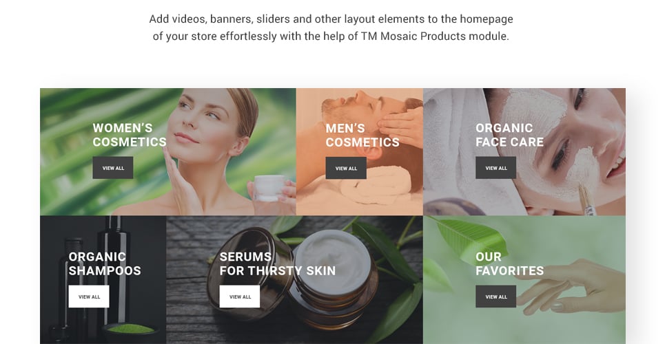 магазин органической косметики prestashop theme