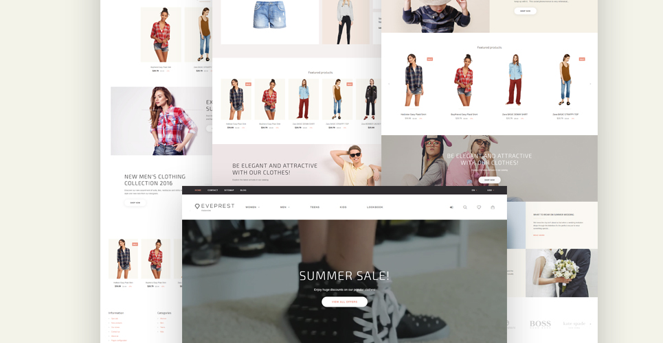 тема модного бутика prestashop