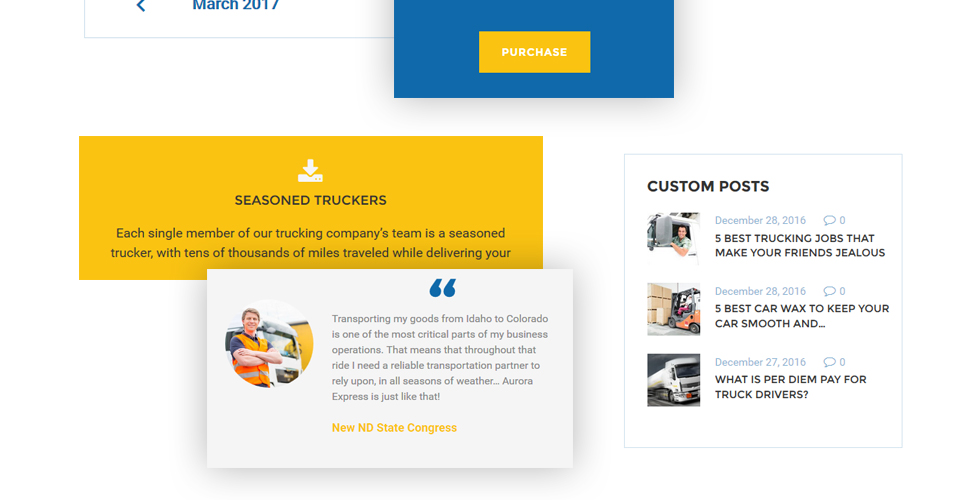 транспортная компания адаптивная тема wordpress