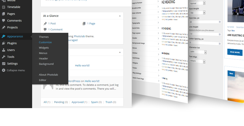 транспортная компания адаптивная тема wordpress