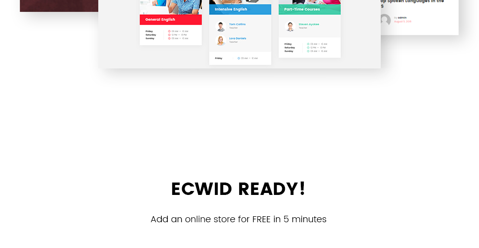 языковая школа wordpress тема