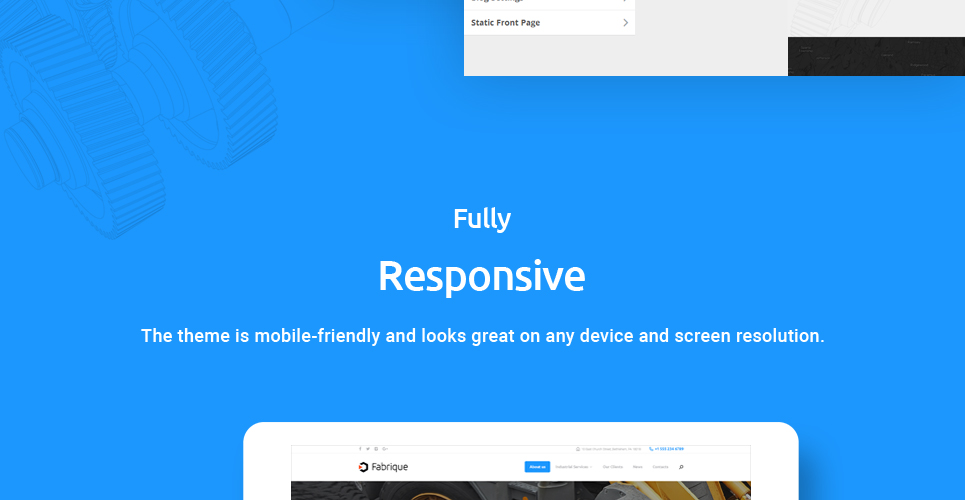 промышленная и инженерная тема wordpress