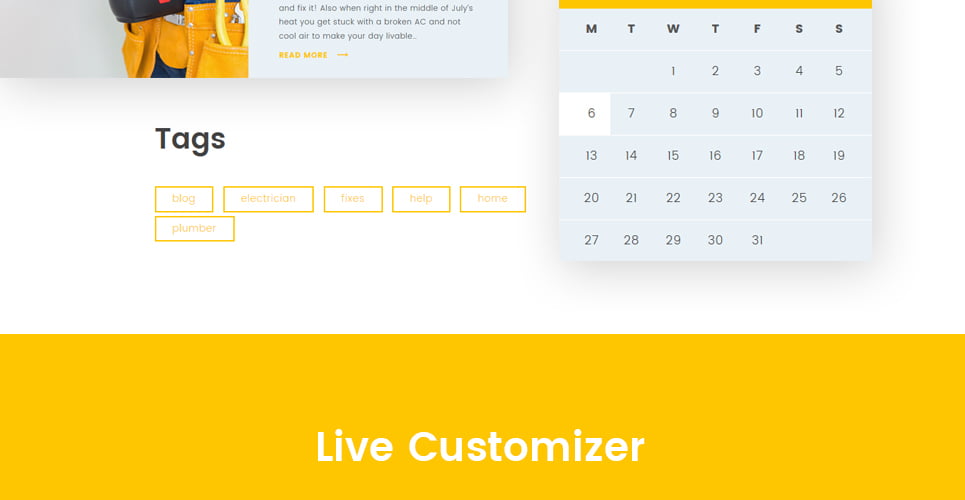 handyman services wordpress тема