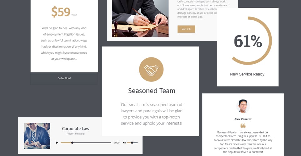 lawyer services адаптивная тема wordpress