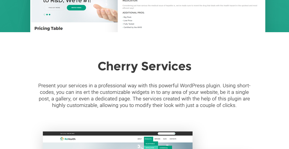 medical & drug store wordpress тема