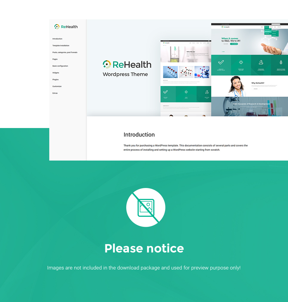 medical & drug store wordpress тема