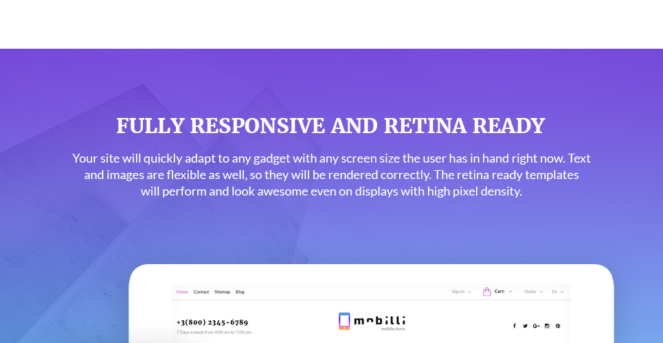 мобильные телефоны и аксессуары prestashop тема