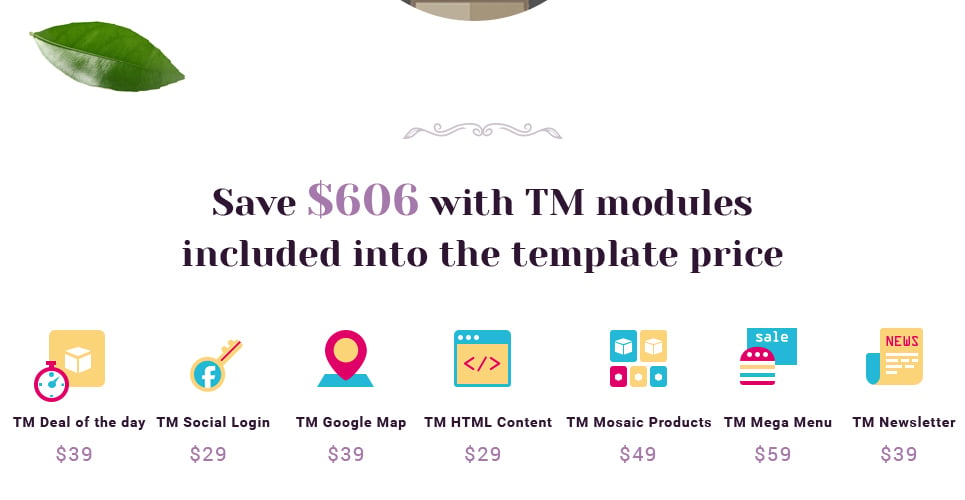 травяной и пряный чай отзывчивая тема prestashop