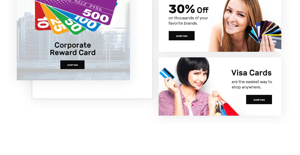 подарочные карты для любых целей тема prestashop