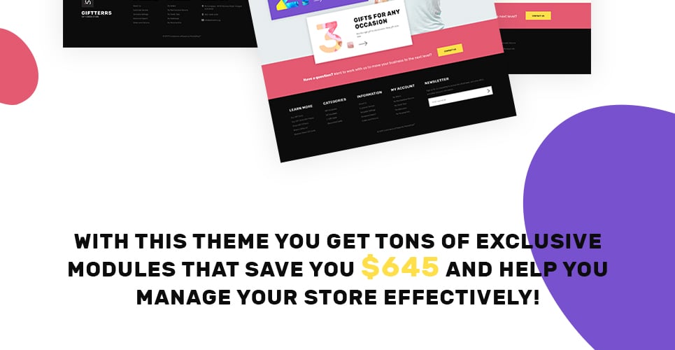 подарочные карты для любых целей тема prestashop