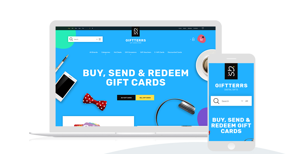 подарочные карты для любых целей тема prestashop