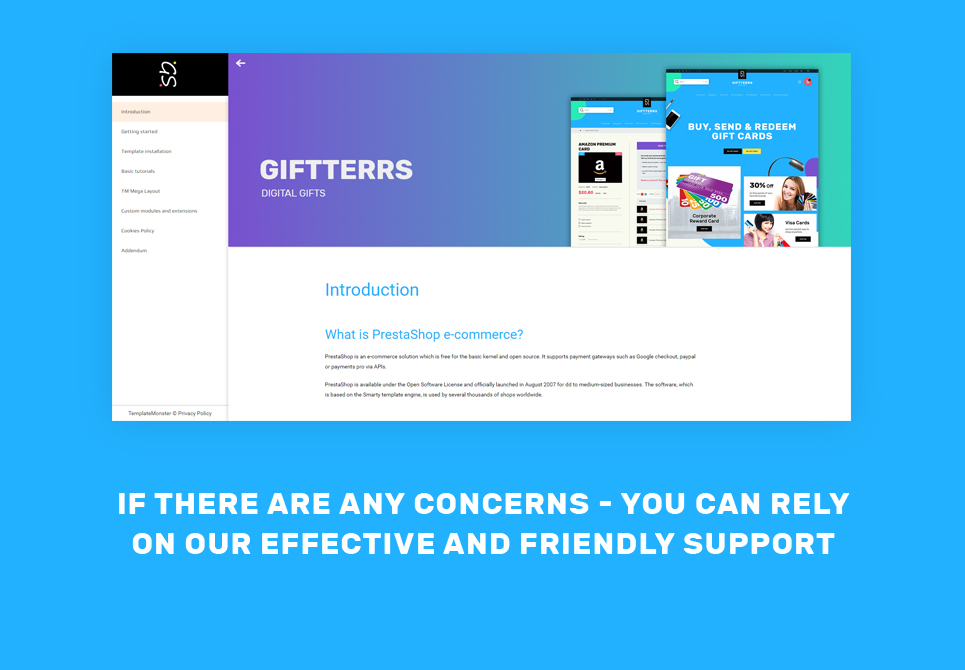 подарочные карты для любых целей тема prestashop